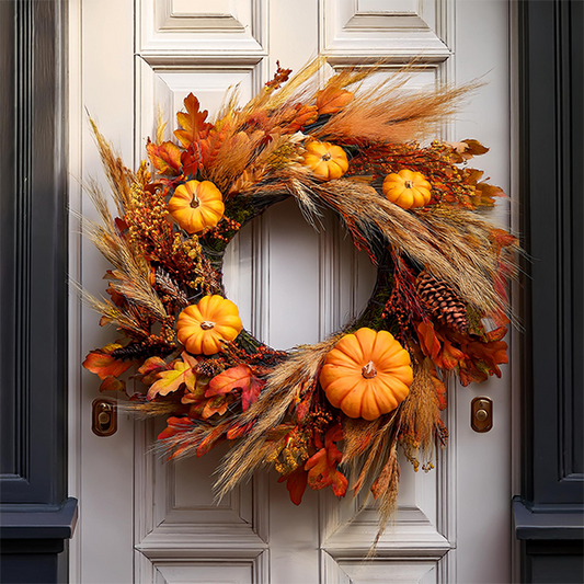 Pumpkin Spice Door Wreath