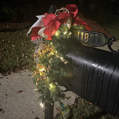 LED Christmas Mailbox Halo