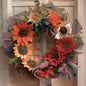 Sunflower Ribbon Fall Wreath