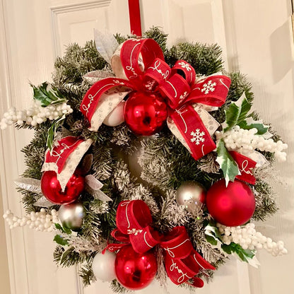 Handcrafted Winter Wonderland Door Wreath